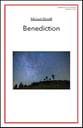 Benediction SATB choral sheet music cover